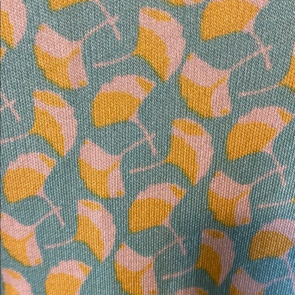 DVF stingray print silk ruffled waterfall skirt 6 - Picture 3 of 8